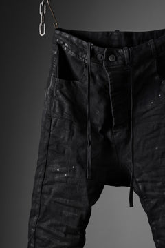 画像をギャラリービューアに読み込む, BORIS BIDJAN SABERI CROPPED TROUSER / VINYL COATED &amp; NICKEL PRESSED &amp; BODY MOLDED &quot;P15.1BF-F1603K&quot; (BLACK)