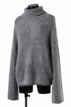 Load image into Gallery viewer, entire studios LUTE KNIT HIGH NECK SWEATER (SMOKE)