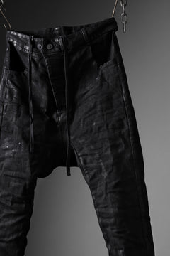 画像をギャラリービューアに読み込む, BORIS BIDJAN SABERI CROPPED TROUSER / VINYL COATED &amp; NICKEL PRESSED &amp; BODY MOLDED &quot;P15.1BF-F1603K&quot; (BLACK)