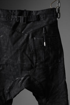 画像をギャラリービューアに読み込む, BORIS BIDJAN SABERI CROPPED TROUSER / VINYL COATED &amp; NICKEL PRESSED &amp; BODY MOLDED &quot;P15.1BF-F1603K&quot; (BLACK)