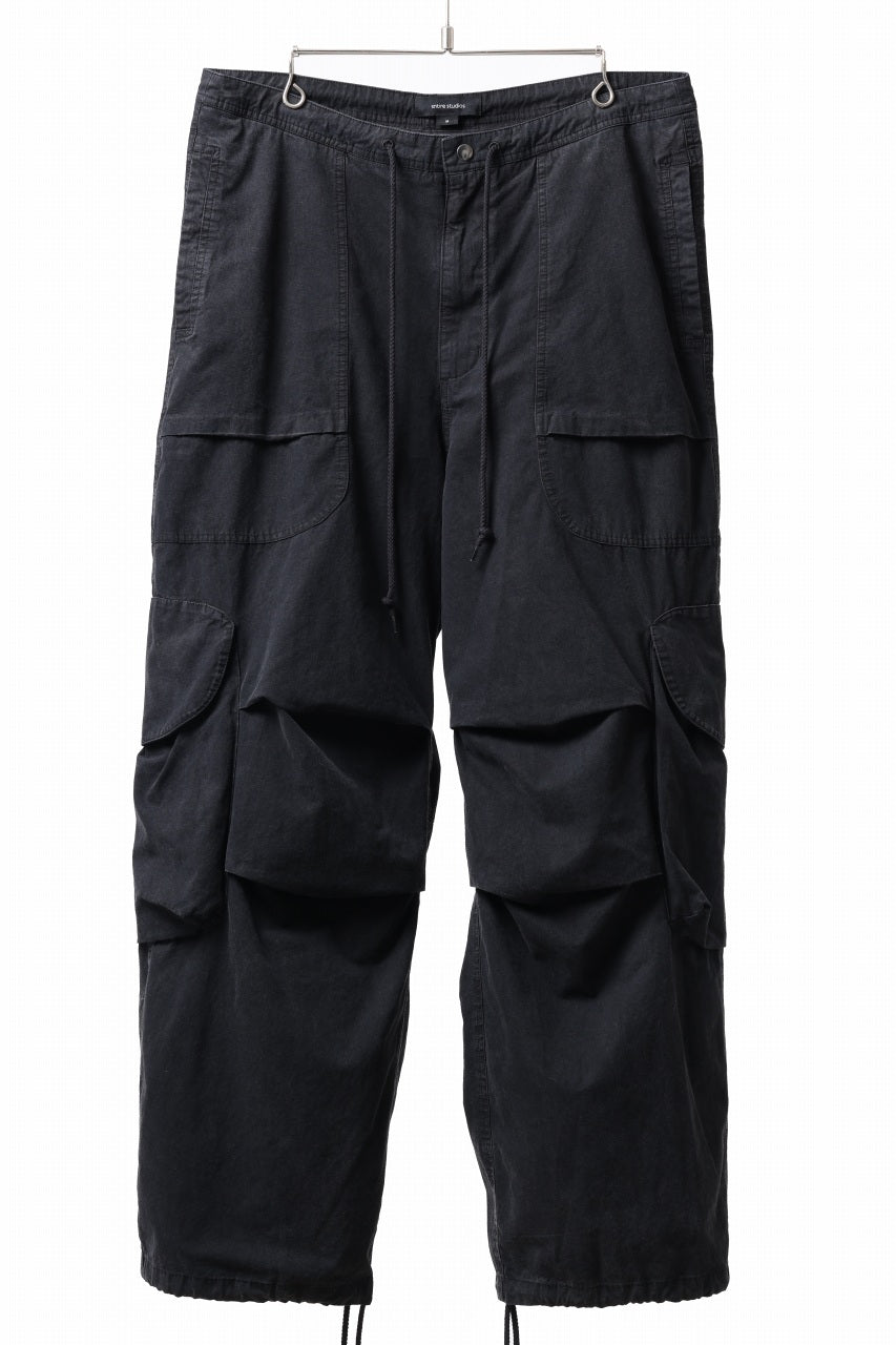 entire studios FREIGHT CARGO PANTS / COTTON CANVAS (IRON)