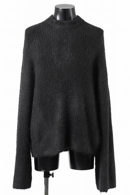 entire studios HEAVY KNIT CREW SWEATER (CROW)