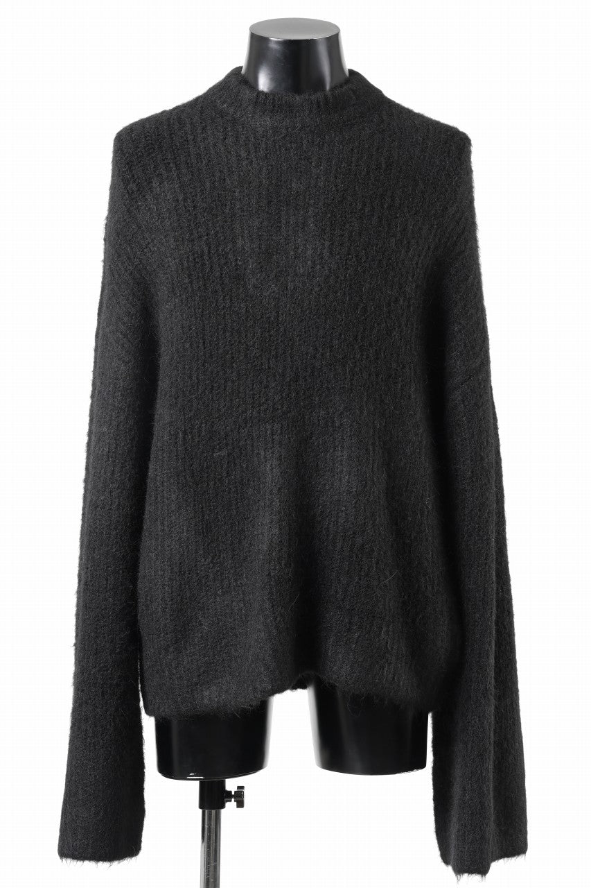 Load image into Gallery viewer, entire studios HEAVY KNIT CREW SWEATER (CROW)