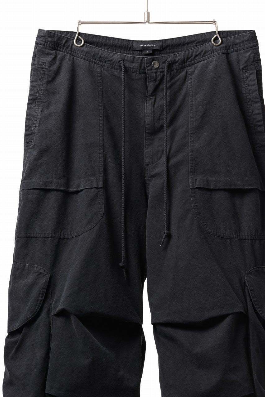 entire studios FREIGHT CARGO PANTS / COTTON CANVAS (IRON)