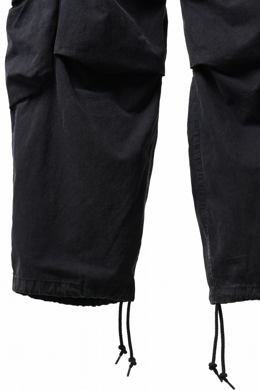 entire studios FREIGHT CARGO PANTS / COTTON CANVAS (IRON)