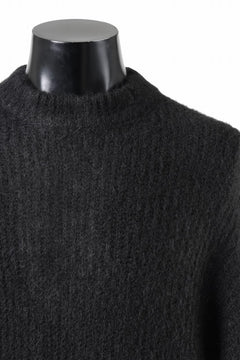 画像をギャラリービューアに読み込む, entire studios HEAVY KNIT CREW SWEATER (CROW)