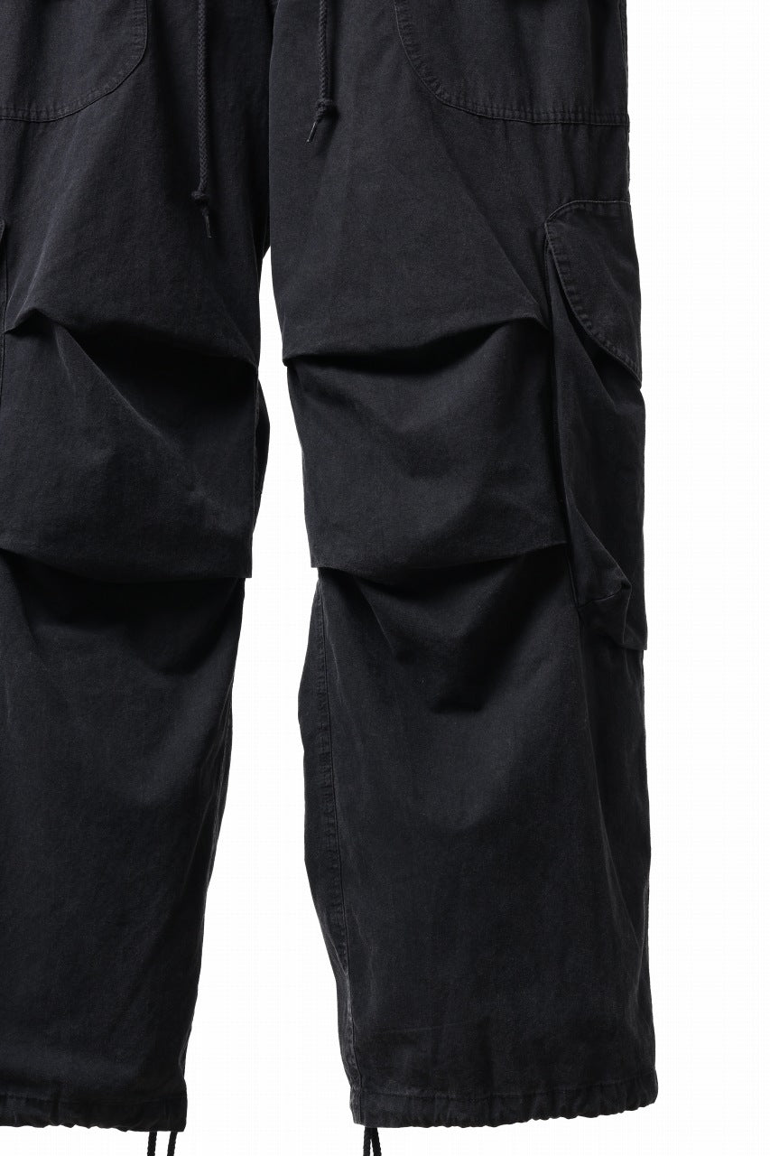 entire studios FREIGHT CARGO PANTS / COTTON CANVAS (IRON)