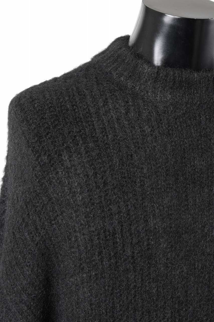 entire studios HEAVY KNIT CREW SWEATER (CROW)