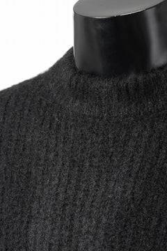 Load image into Gallery viewer, entire studios HEAVY KNIT CREW SWEATER (CROW)