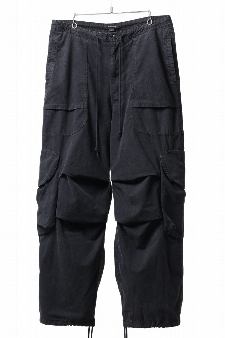 entire studios FREIGHT CARGO PANTS / COTTON CANVAS (IRON)