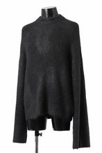 画像をギャラリービューアに読み込む, entire studios HEAVY KNIT CREW SWEATER (CROW)