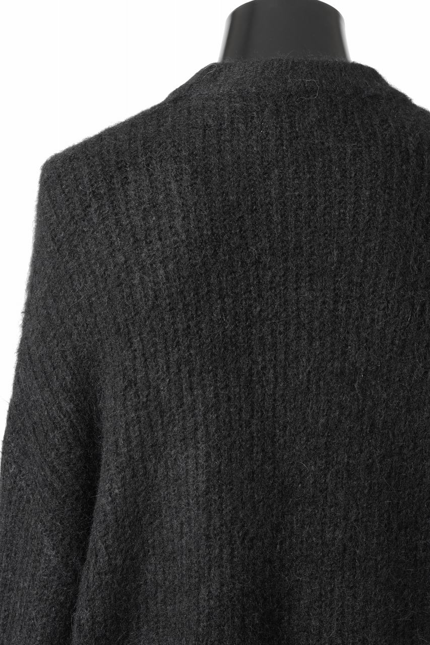 画像をギャラリービューアに読み込む, entire studios HEAVY KNIT CREW SWEATER (CROW)