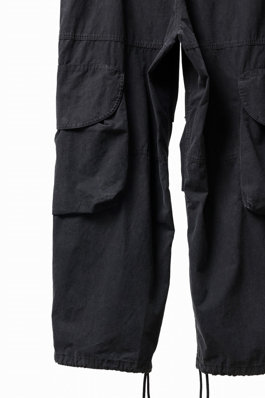 entire studios FREIGHT CARGO PANTS / COTTON CANVAS (IRON)