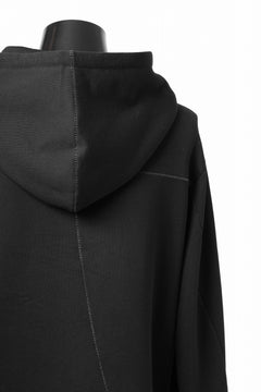 画像をギャラリービューアに読み込む, thom/krom SWEAT HOODIE PARKA / ORGANIC FRENCH TERRY (BLACK)