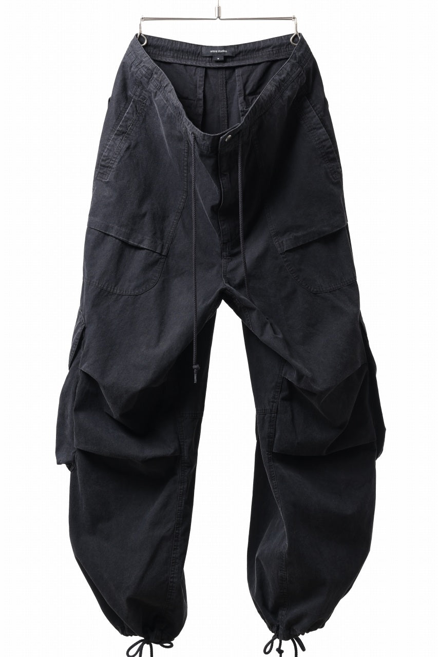 entire studios FREIGHT CARGO PANTS / COTTON CANVAS (IRON)