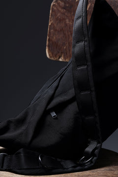 画像をギャラリービューアに読み込む, Y&#39;s 3 POCKETS SHOULDER BAG / NY WASHER TWILL (BLACK)