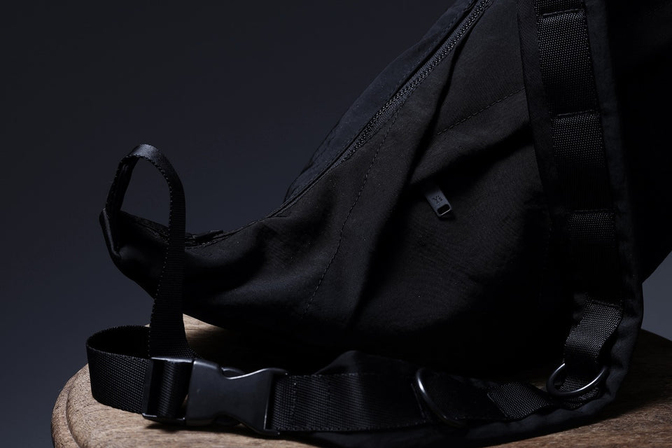 画像をギャラリービューアに読み込む, Y&#39;s 3 POCKETS SHOULDER BAG / NY WASHER TWILL (BLACK)