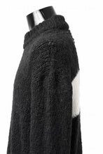 画像をギャラリービューアに読み込む, thom/krom MOCK NECK KNIT PULLOVER / ALPACA WOOL (BLACK)