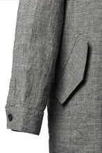 画像をギャラリービューアに読み込む, A TENTATIVE ATELIER Branka WASHED HOUNDSTOOTH OVERSIZE HOODY (DARK BROWN)