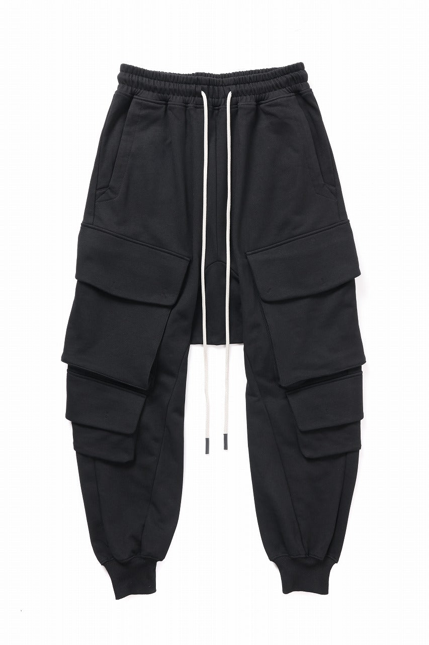 【新品】AF.artefact Military Sarouel Pants M A.F ARTEFACT MILITARY SWEAT SAROUEL PANTS (BLACK)の商品