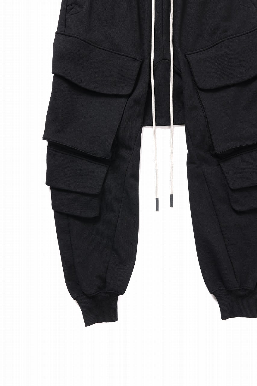 A.F ARTEFACT MILITARY SWEAT SAROUEL PANTS (BLACK)