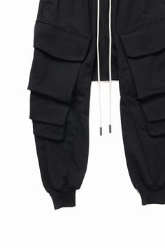 画像をギャラリービューアに読み込む, A.F ARTEFACT MILITARY SWEAT SAROUEL PANTS (BLACK)