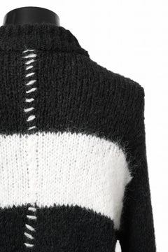 画像をギャラリービューアに読み込む, thom/krom MOCK NECK KNIT PULLOVER / ALPACA WOOL (BLACK)