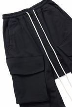 画像をギャラリービューアに読み込む, A.F ARTEFACT MILITARY SWEAT SAROUEL PANTS (BLACK)