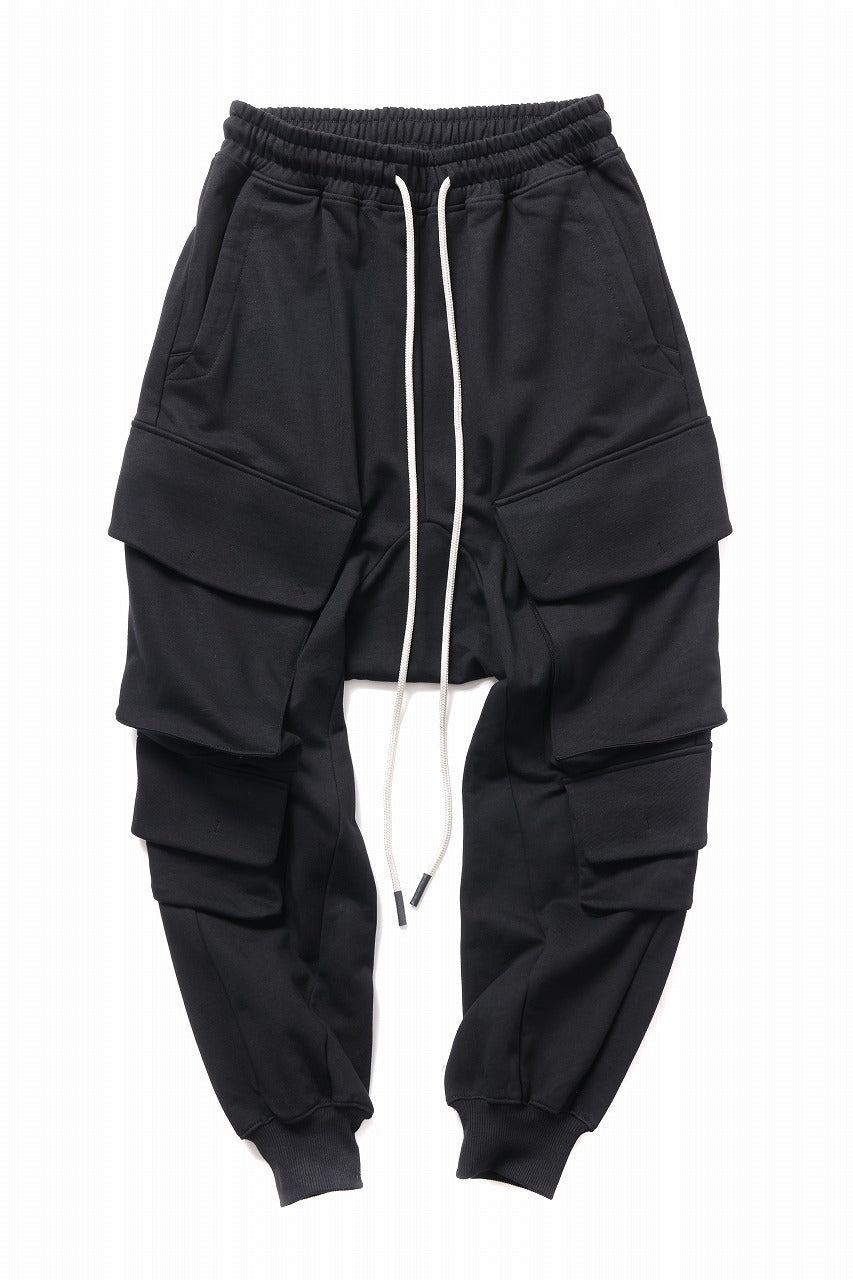 A.F ARTEFACT MILITARY SWEAT SAROUEL PANTS (BLACK)