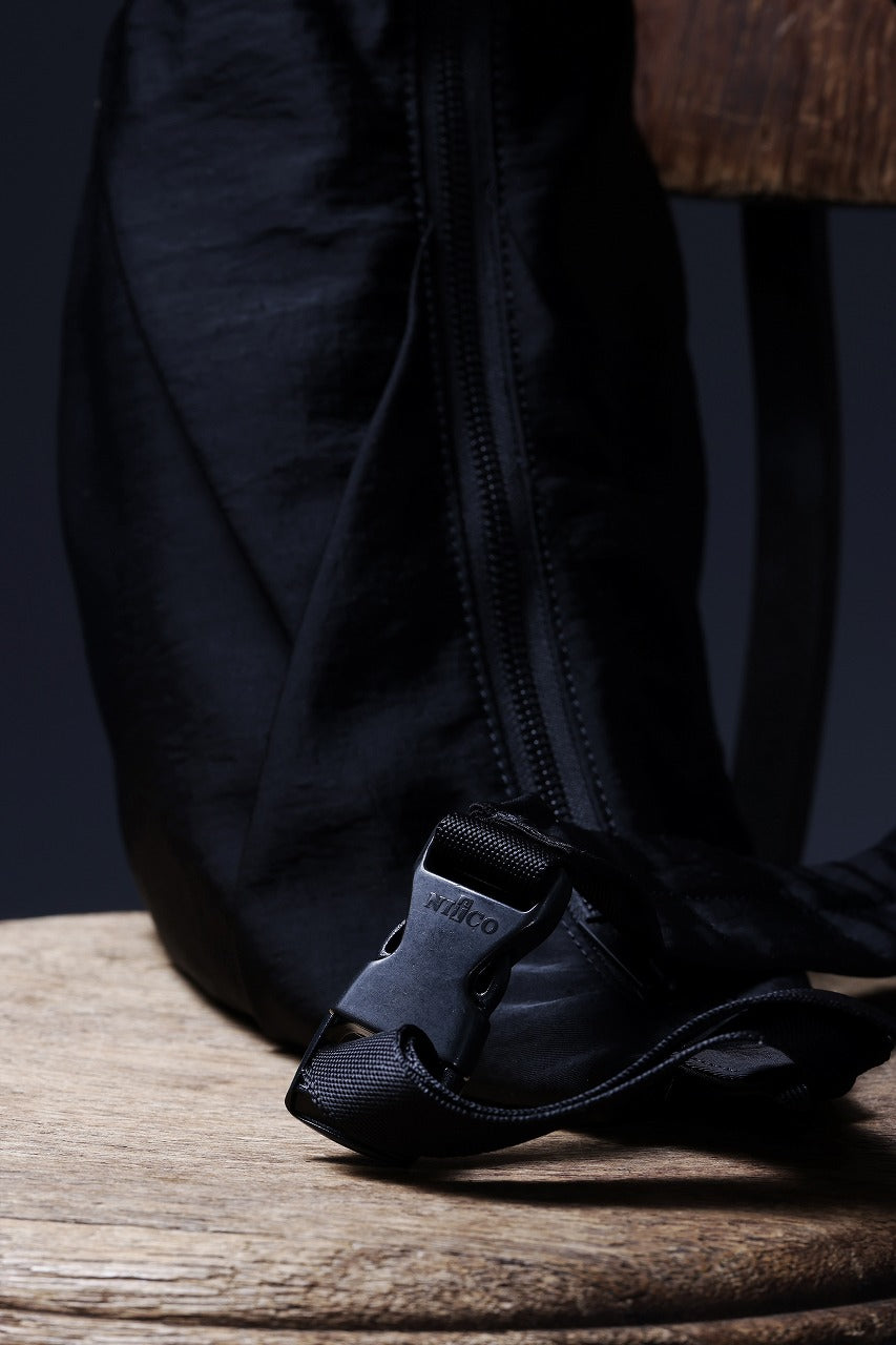 画像をギャラリービューアに読み込む, Y&#39;s 3 POCKETS SHOULDER BAG / NY WASHER TWILL (BLACK)