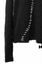 Load image into Gallery viewer, thom/krom MOCK NECK KNIT PULLOVER / ALPACA WOOL (BLACK)