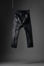 画像をギャラリービューアに読み込む, 11 BY BORIS BIDJAN SABERI LOW CROTCH BAGGY PANTS / OBJECT DYED &amp; USED EFFECT &quot;P4C-F1481&quot; (BLACK)