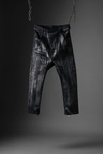 画像をギャラリービューアに読み込む, 11 BY BORIS BIDJAN SABERI LOW CROTCH BAGGY PANTS / OBJECT DYED &amp; USED EFFECT &quot;P4C-F1481&quot; (BLACK)