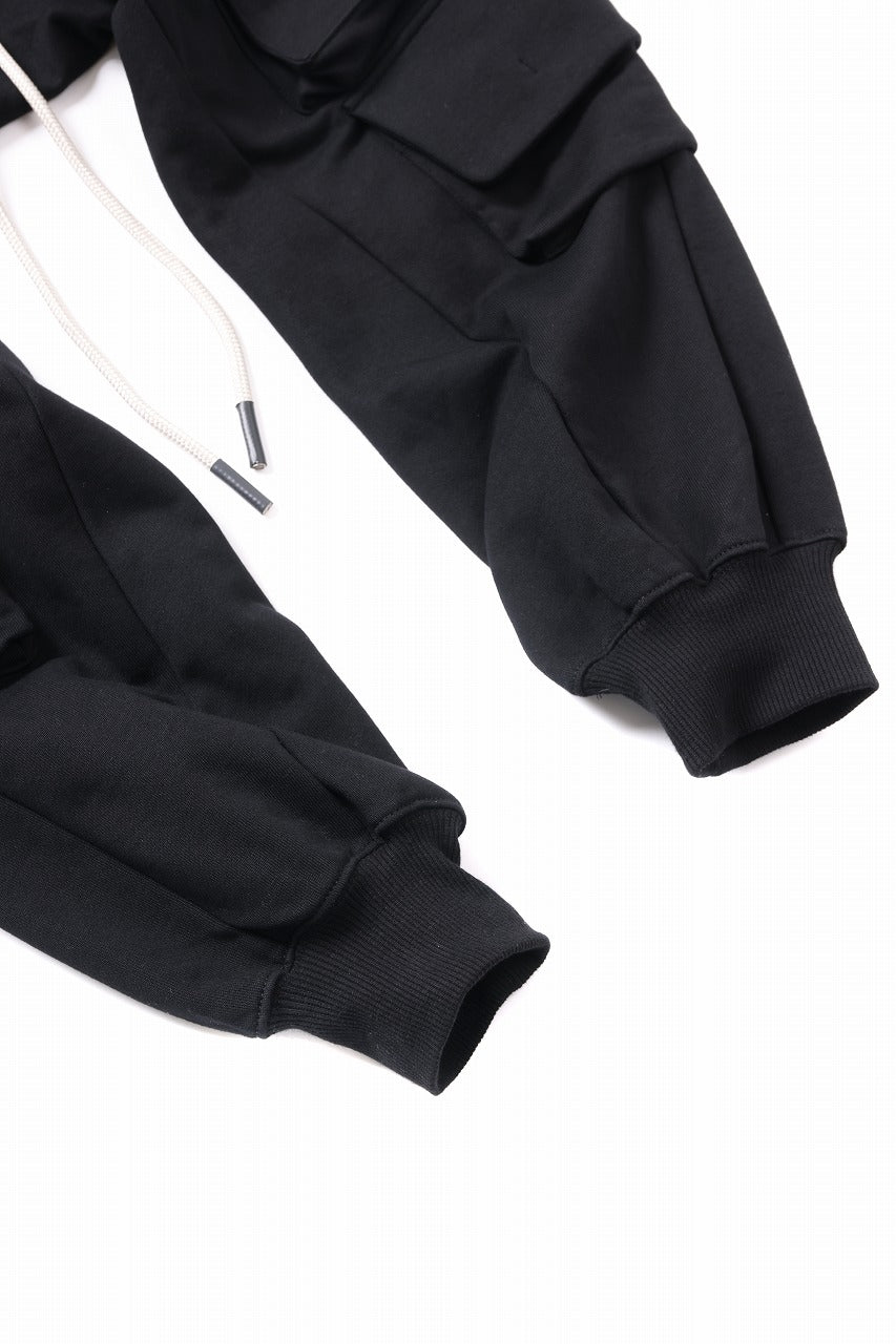 A.F ARTEFACT MILITARY SWEAT SAROUEL PANTS (BLACK)