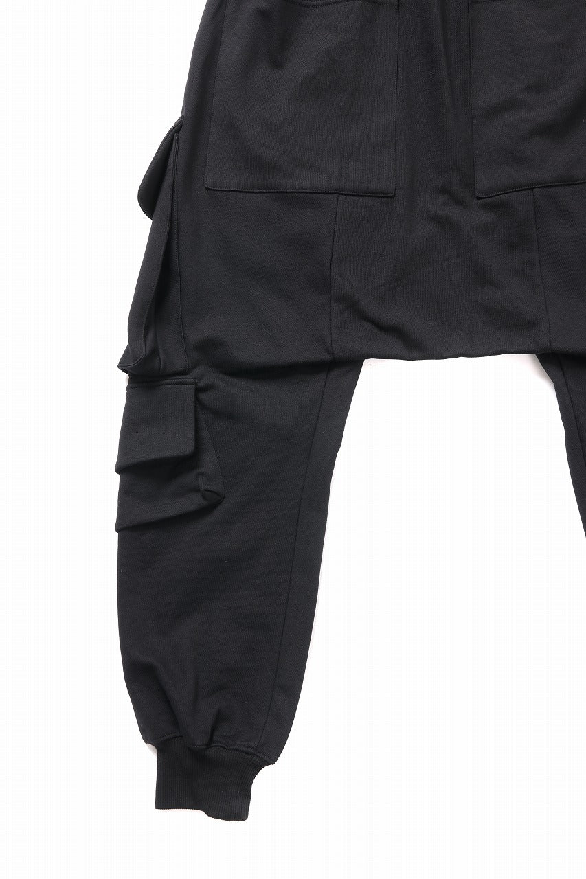 A.F ARTEFACT MILITARY SWEAT SAROUEL PANTS (BLACK)