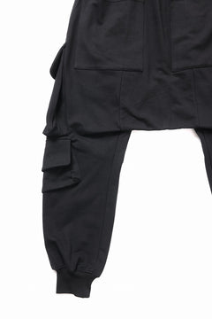 画像をギャラリービューアに読み込む, A.F ARTEFACT MILITARY SWEAT SAROUEL PANTS (BLACK)