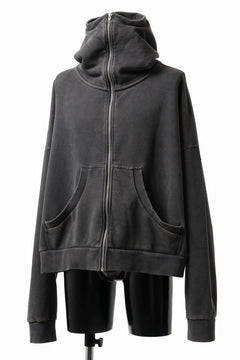 entire studios FULL ZIP SWEAT PARKA (WASHED BLACK)の商品ページ