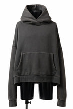 画像をギャラリービューアに読み込む, entire studios HEAVY HOOD SWEAT PULLOVER (WASHED BLACK)