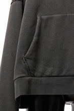 画像をギャラリービューアに読み込む, entire studios HEAVY HOOD SWEAT PULLOVER (WASHED BLACK)