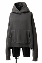 entire studios HEAVY HOOD SWEAT PULLOVER (WASHED BLACK)の