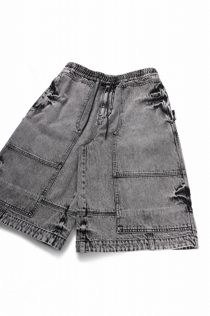 Juun.J Denim Bermuda Pants (GREY)