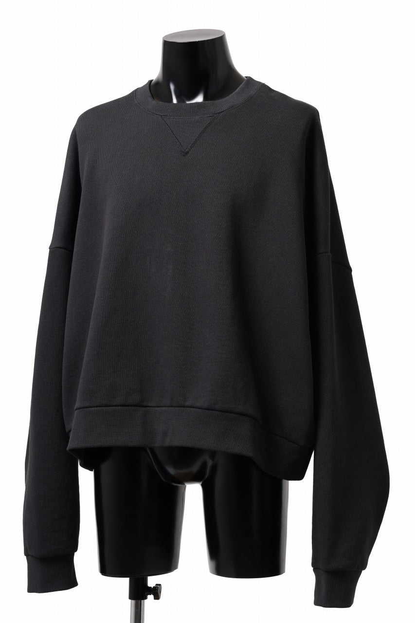 entire studios BOX CREW SWEAT PULLOVER (SOOT)の商品ページ 