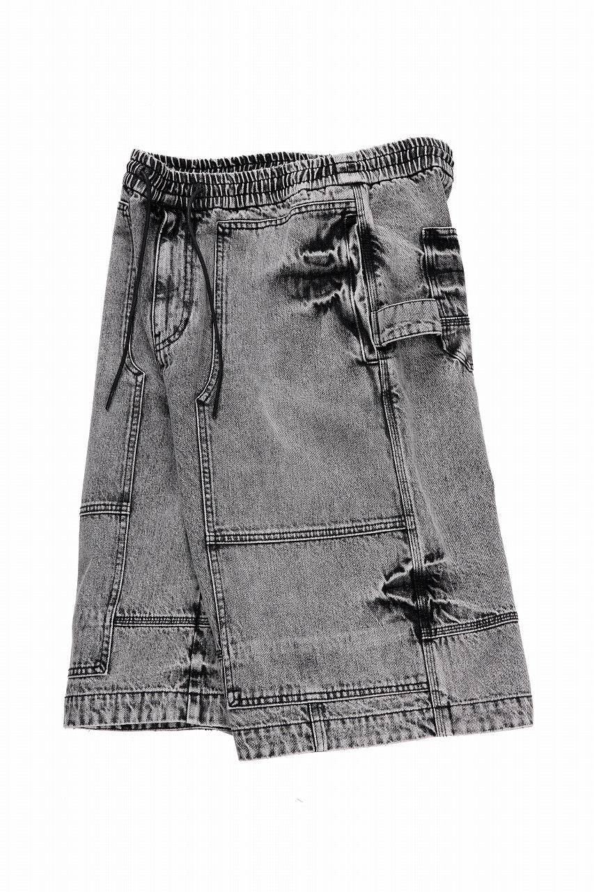 Juun.J Denim Bermuda Pants (GREY)