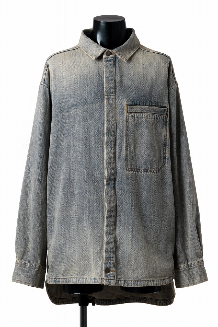 entire studios HERCULEAN DENIM SHIRT JACKET (SURFACE WAVE)の商品