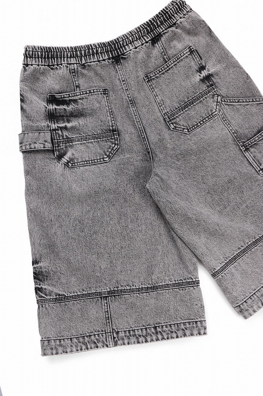 Juun.J Denim Bermuda Pants (GREY)