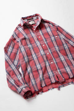 画像をギャラリービューアに読み込む, FULLCOUNT x N/07 exclusive Original Check Flannel Shirt (Red)