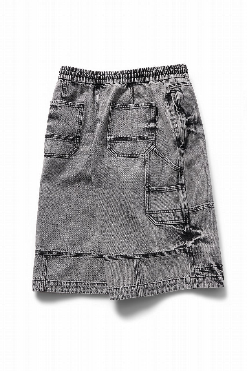 Juun.J Denim Bermuda Pants (GREY)