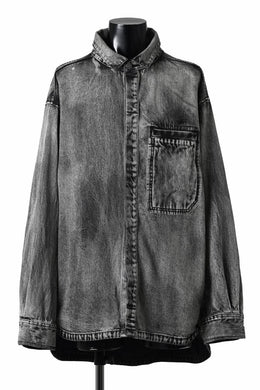 entire studios HERCULEAN DENIM SHIRT JACKET (CHARGRILL)