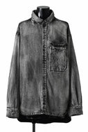 entire studios HERCULEAN DENIM SHIRT JACKET (CHARGRILL)