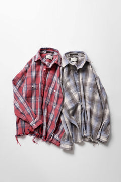 画像をギャラリービューアに読み込む, FULLCOUNT x N/07 exclusive Original Check Flannel Shirt (Blue)